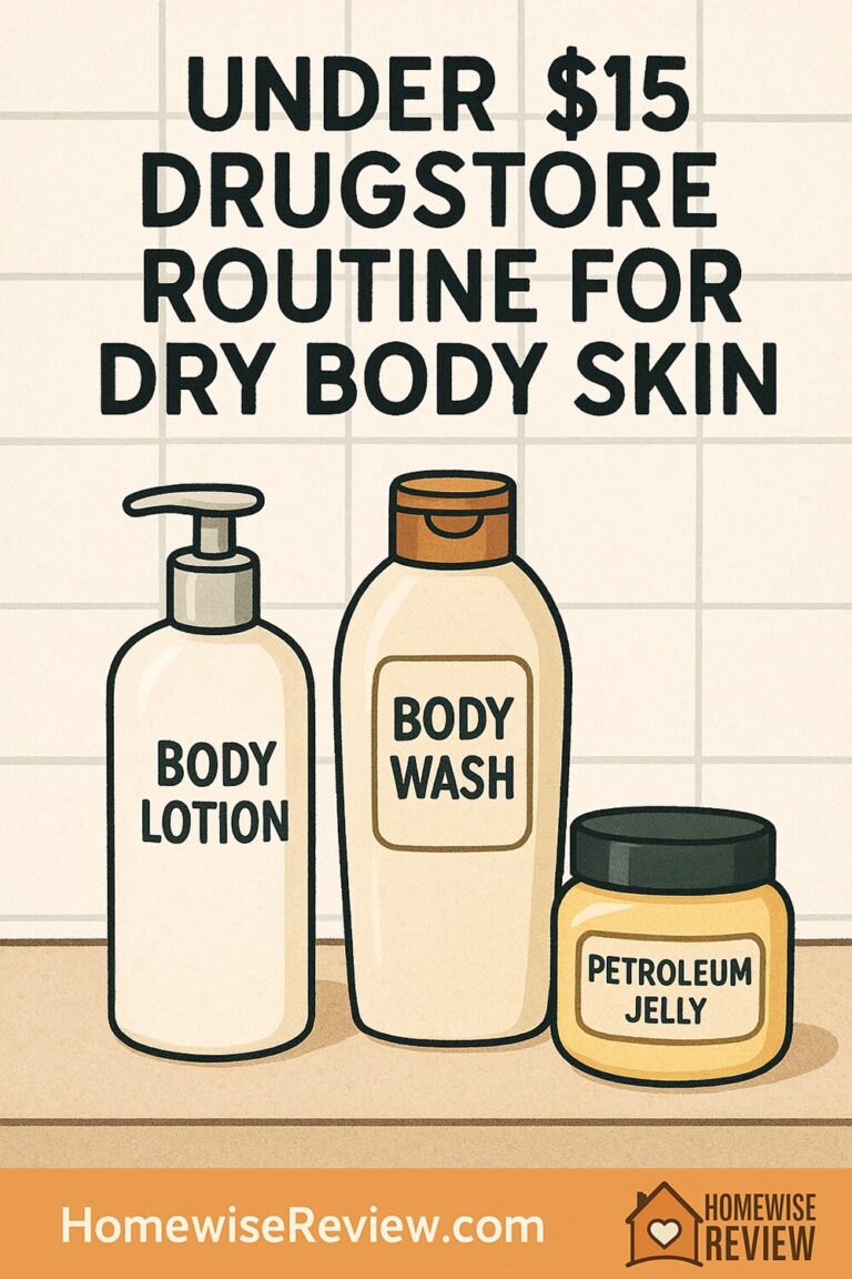 Best “Under $15” Drugstore Routine for Dry Body Skin