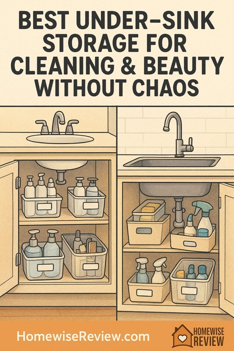 Best Under-Sink Storage for Cleaning & Beauty Without Chaos