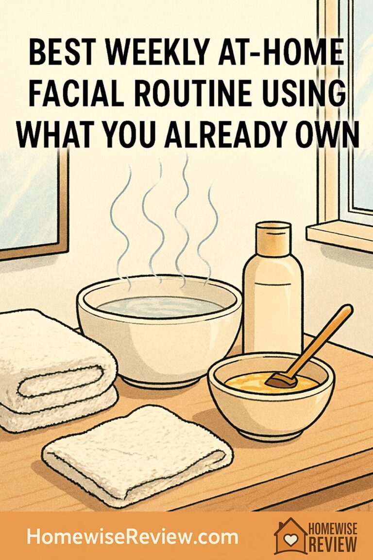 Best Weekly At-Home Facial Routine Using What You Already Own