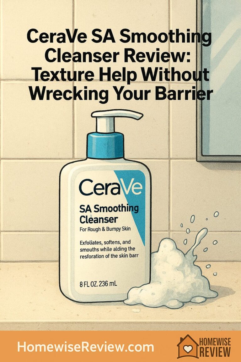 CeraVe SA Smoothing Cleanser Review: Texture Help Without Wrecking Your Barrier