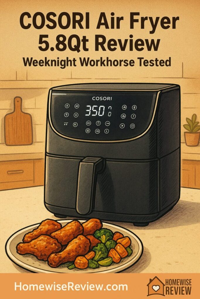 COSORI Air Fryer 5.8Qt Review: Weeknight Workhorse Tested
