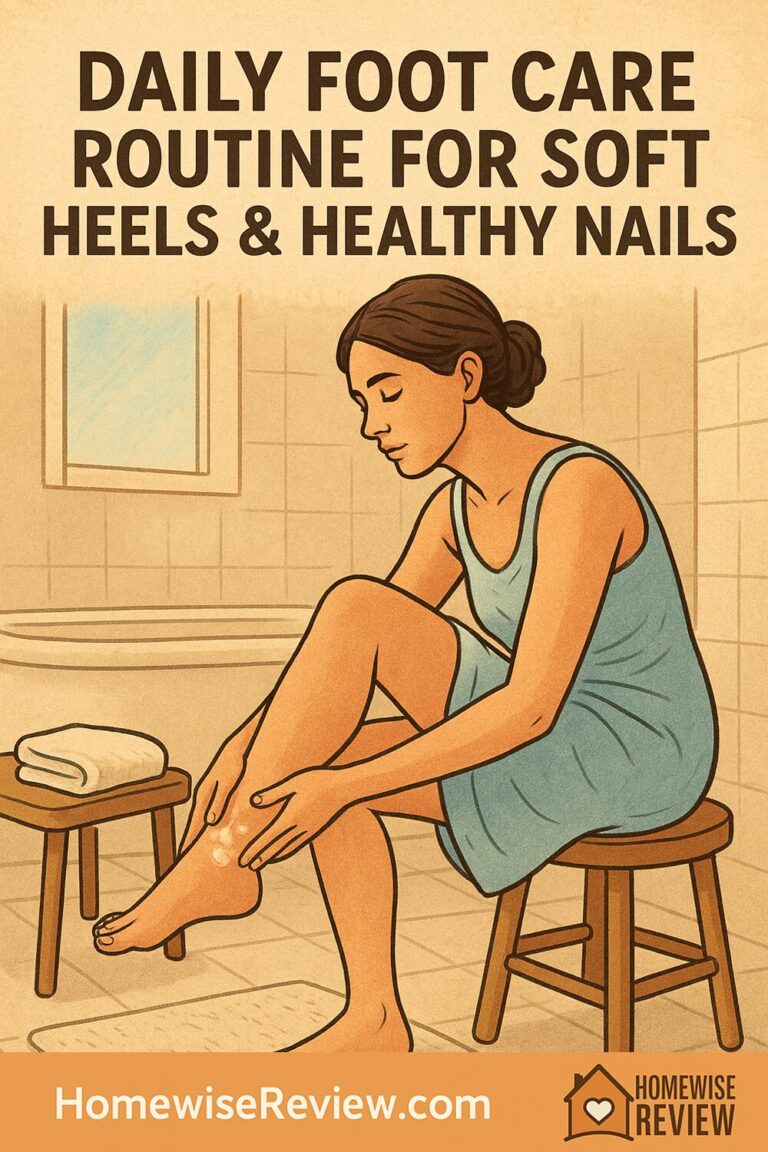 Daily Foot Care Routine for Soft Heels and Healthy Nails
