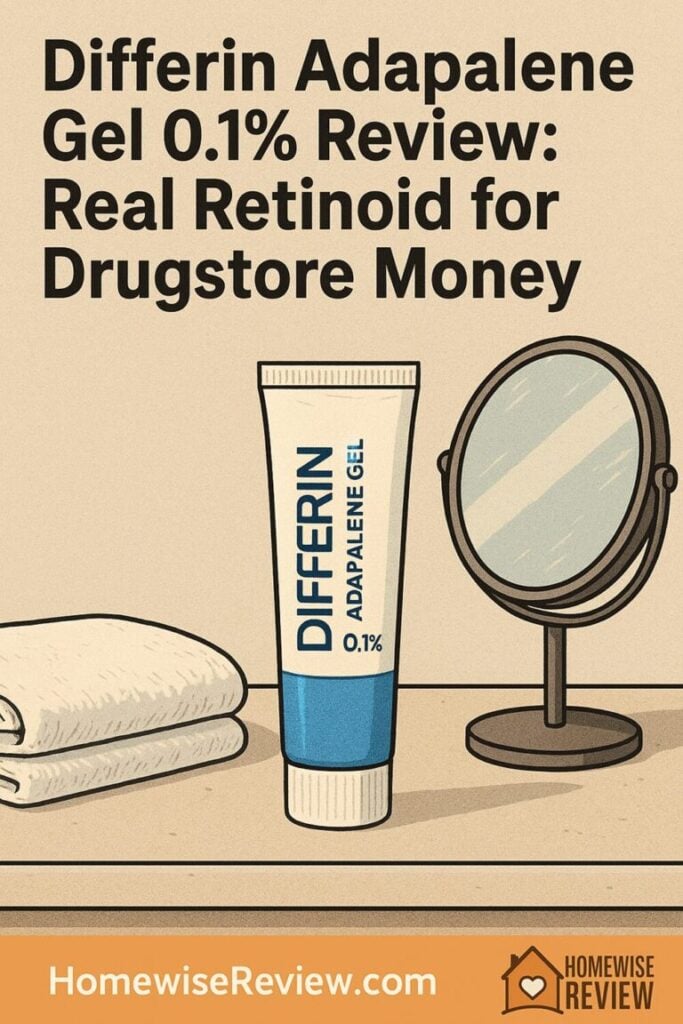 Differin Adapalene Gel 0.1% Review: Real Retinoid for Drugstore Money
