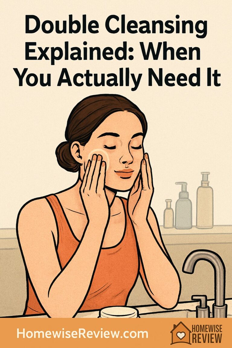Double Cleansing Explained: When You Actually Need It