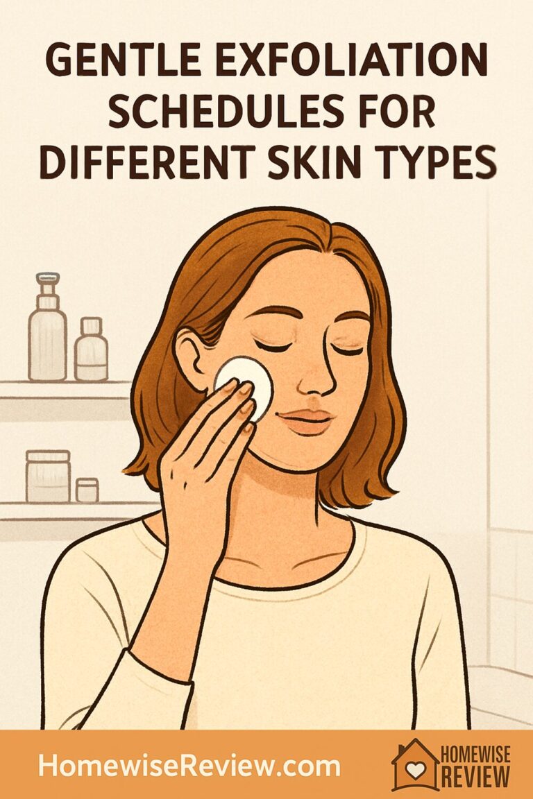 Gentle Exfoliation Schedules for Different Skin Types