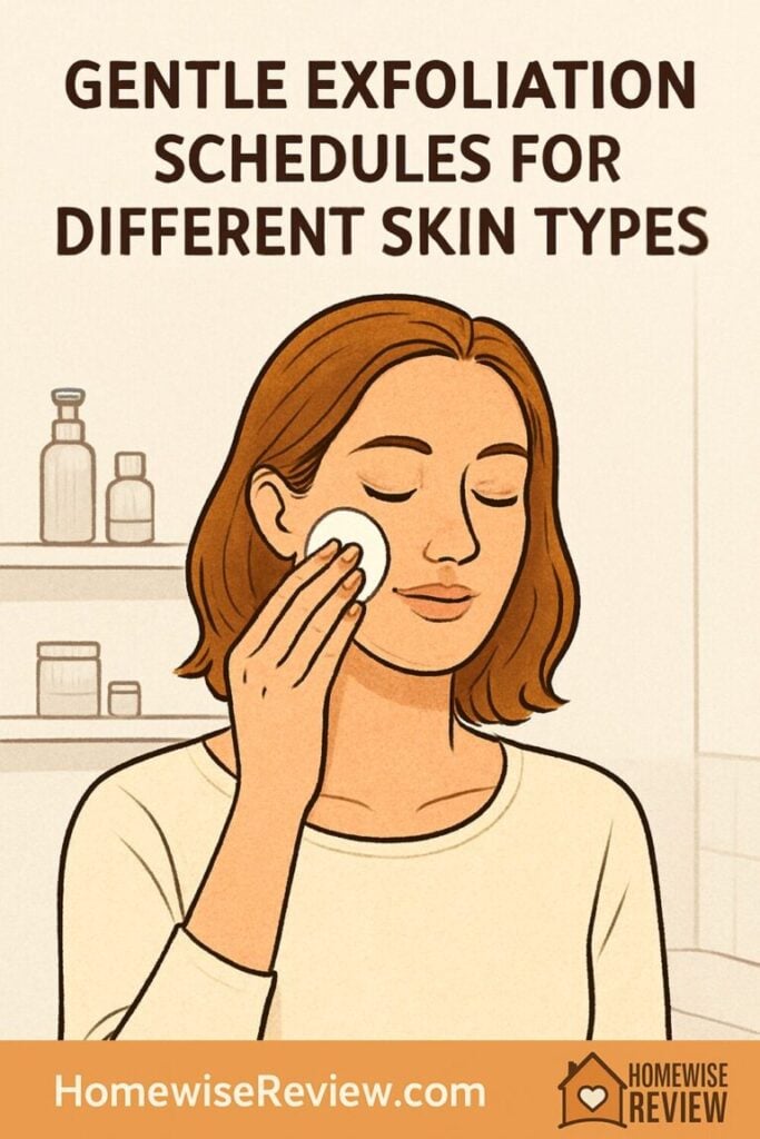 Gentle Exfoliation Schedules for Different Skin Types
