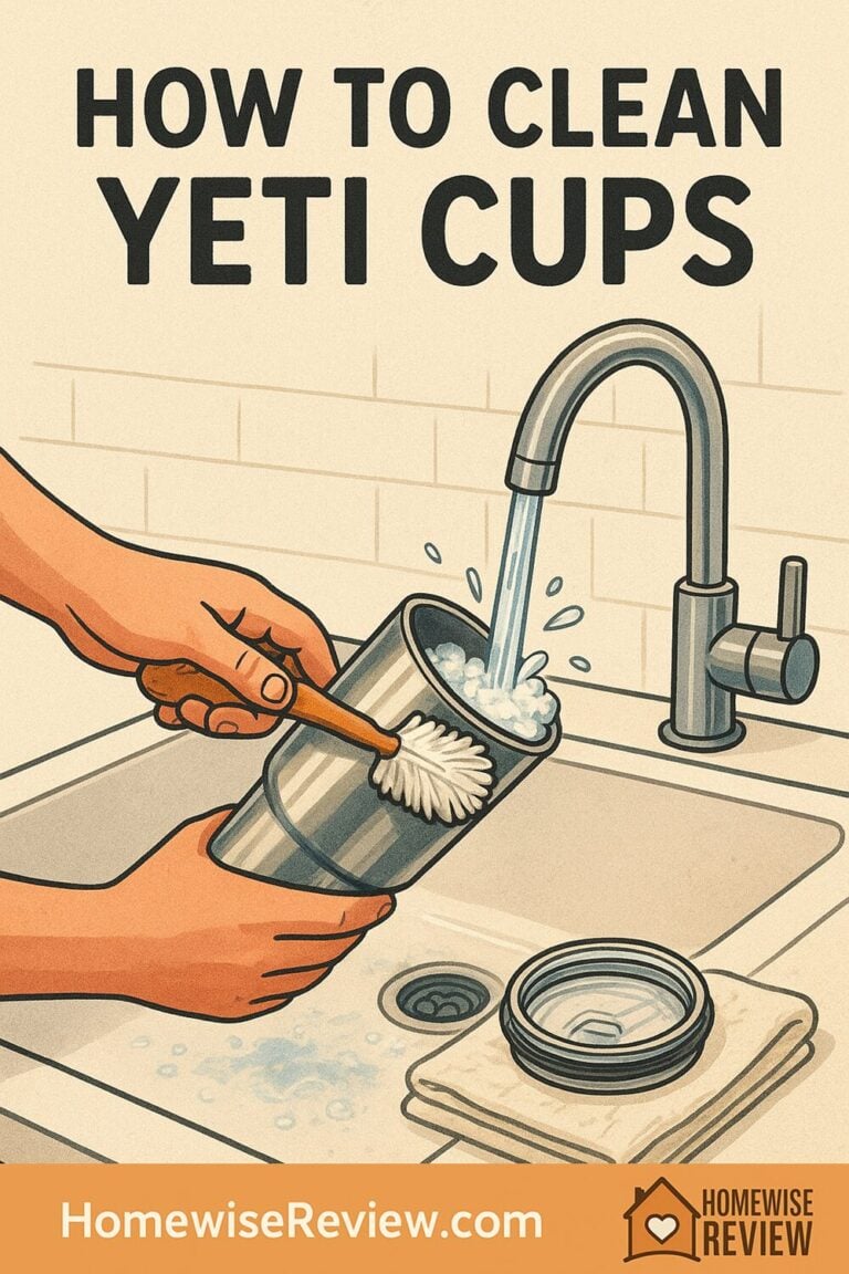 How to clean Yeti cups