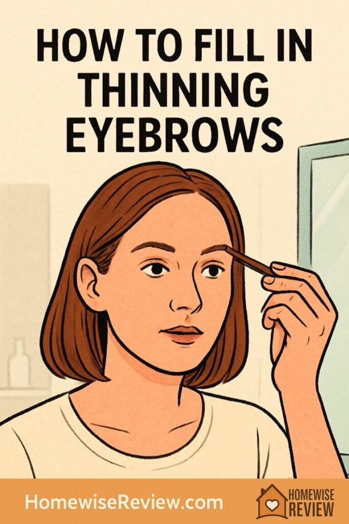 How to Fill in Thinning Eyebrows