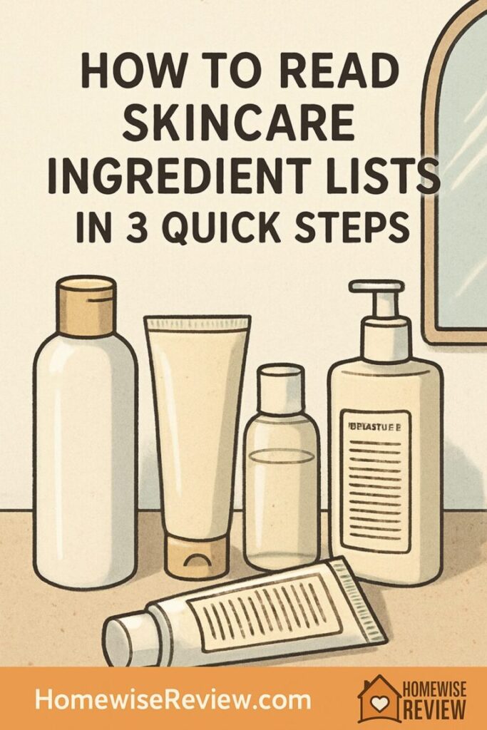 How to Read Skincare Ingredient Lists in 3 Quick Steps