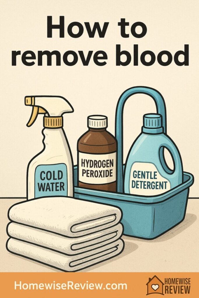 How to remove blood