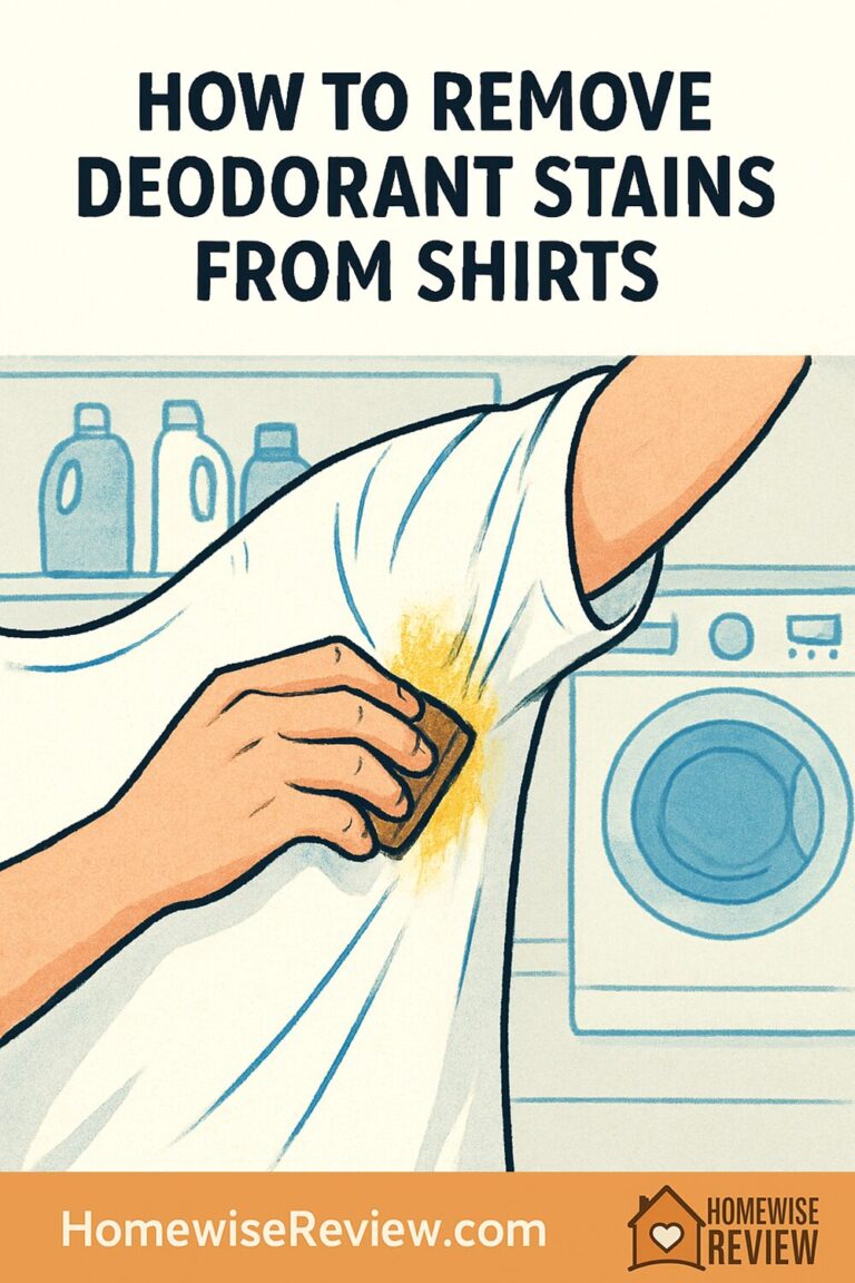 How to Remove Deodorant Stains From Shirts