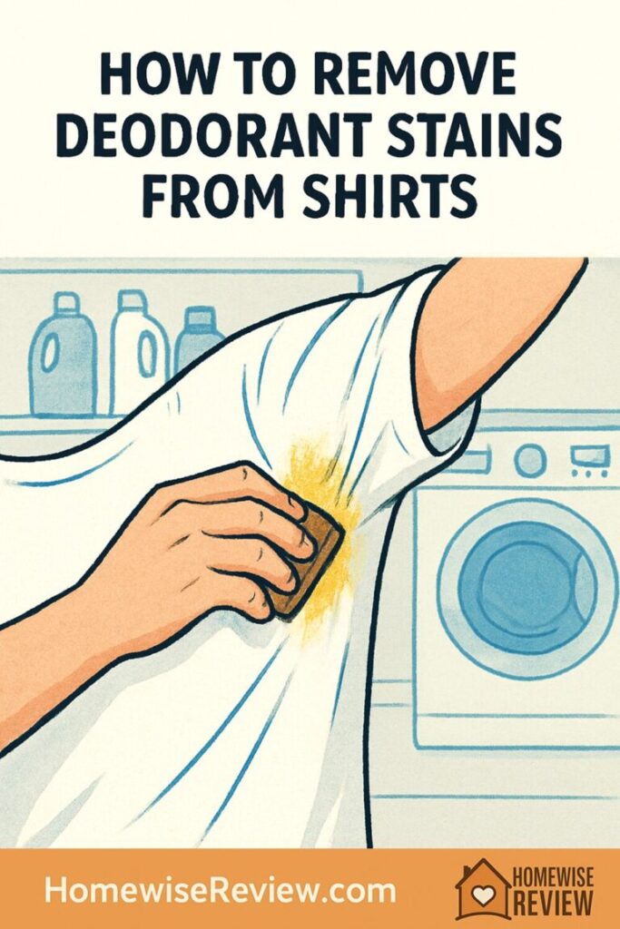 How to Remove Deodorant Stains From Shirts