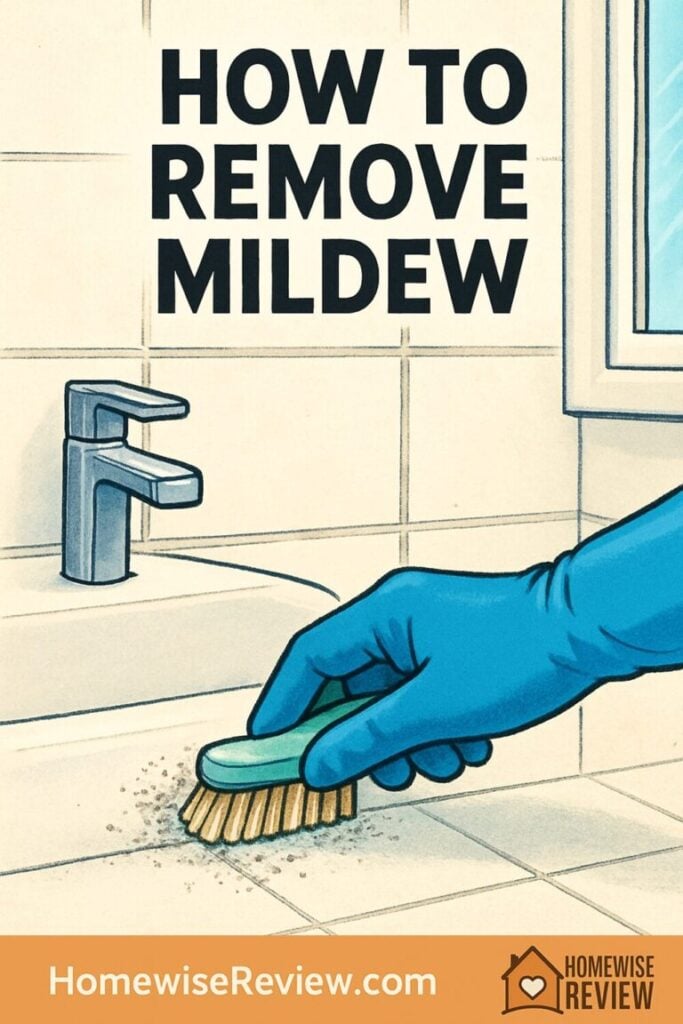 How to remove mildew