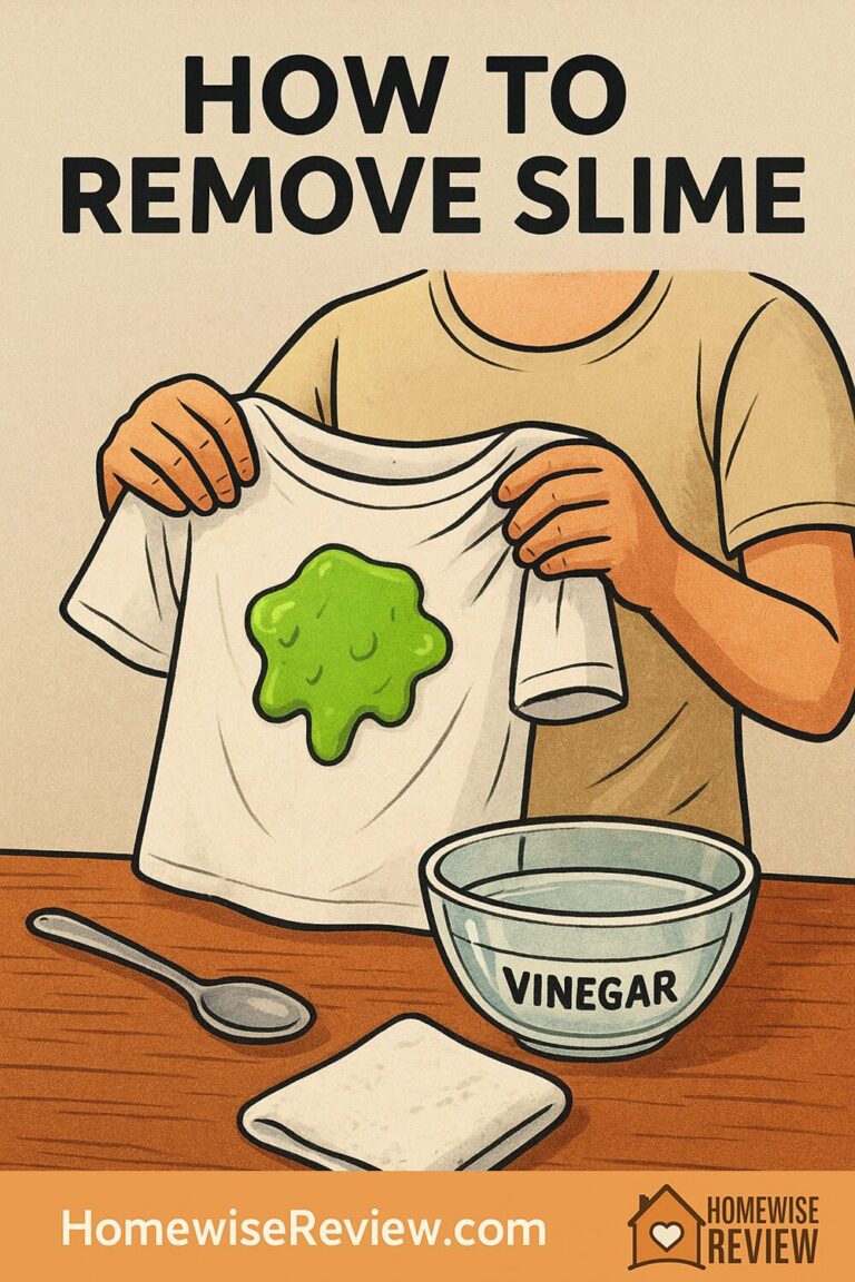 How to remove slime