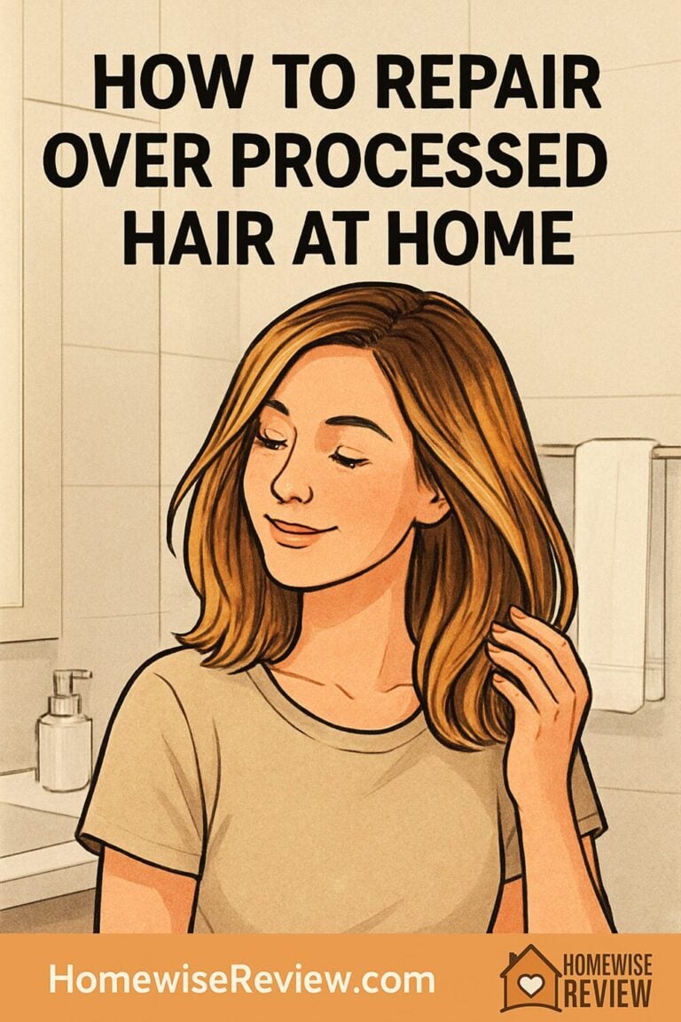 How to Repair Over Processed Hair at Home