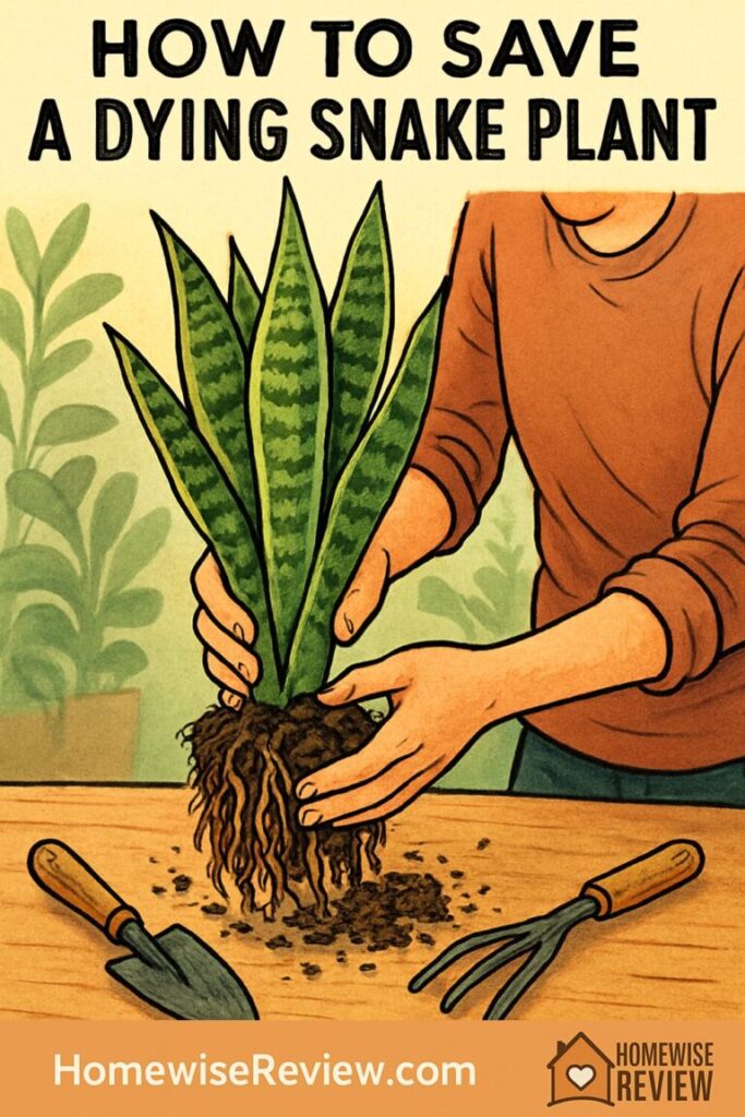 How to save a dying Snake Plant