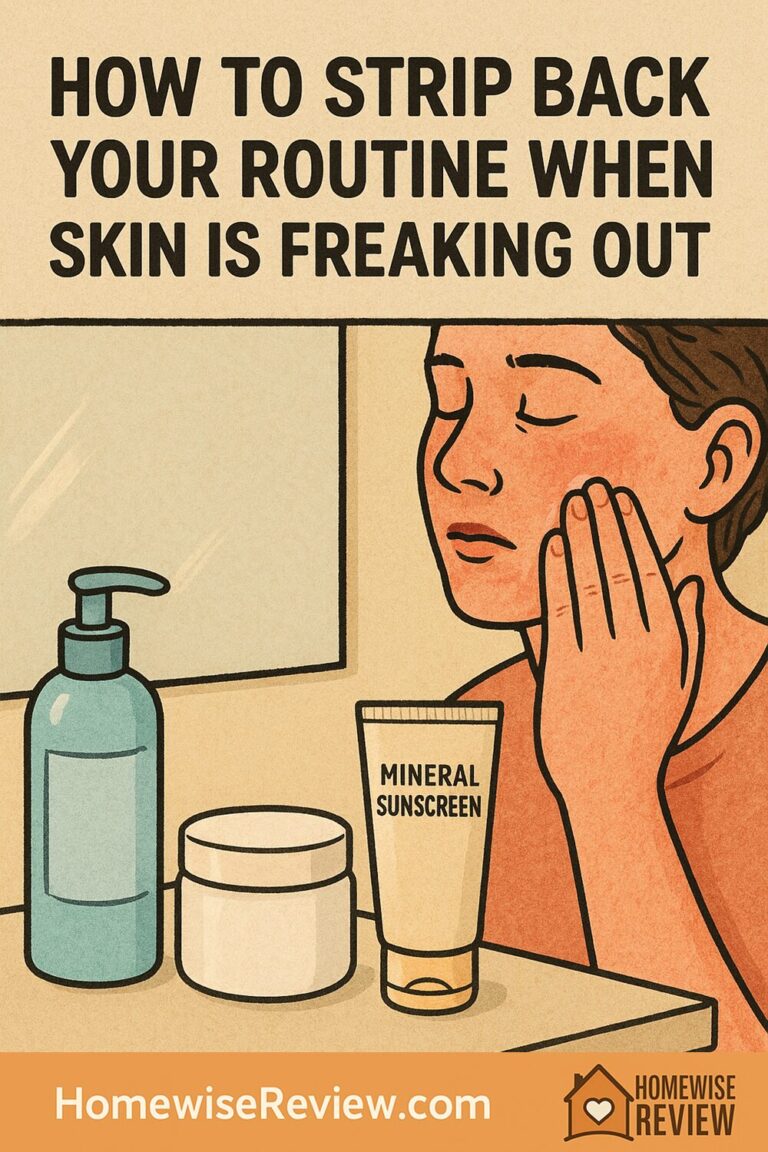 How to Strip Back Your Routine When Skin Is Freaking Out