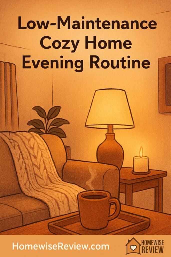 How to Set Up a Low-Maintenance “Cozy Home” Evening Routine