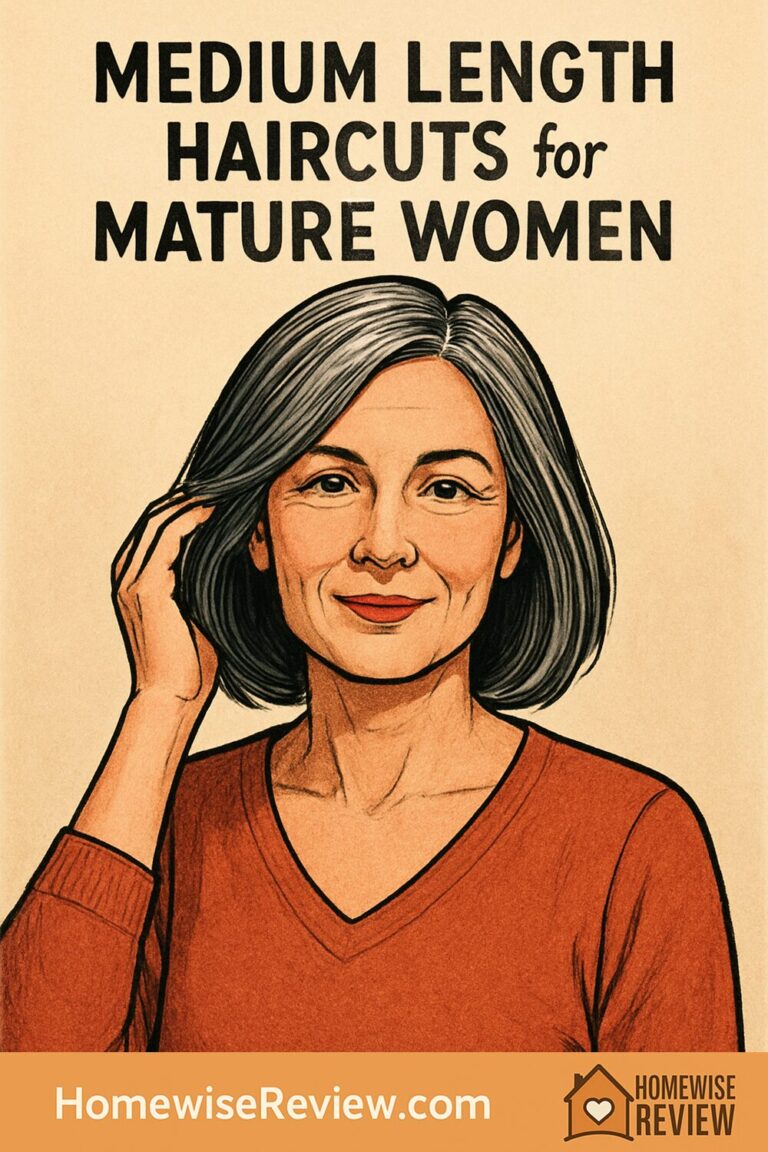 Medium Length Haircuts for Mature Women