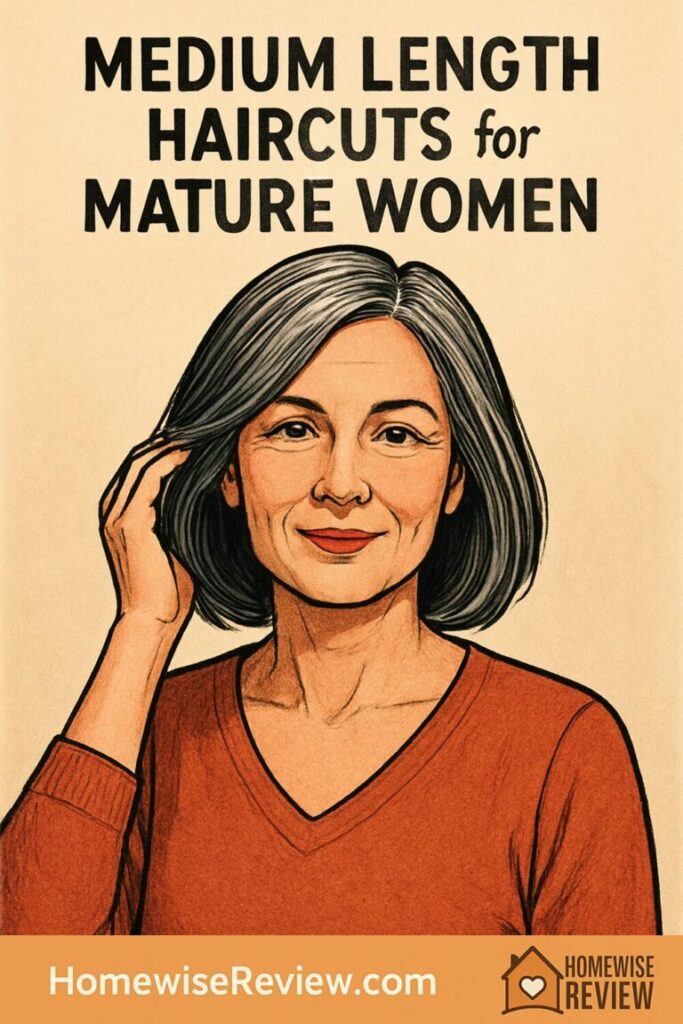 Medium Length Haircuts for Mature Women