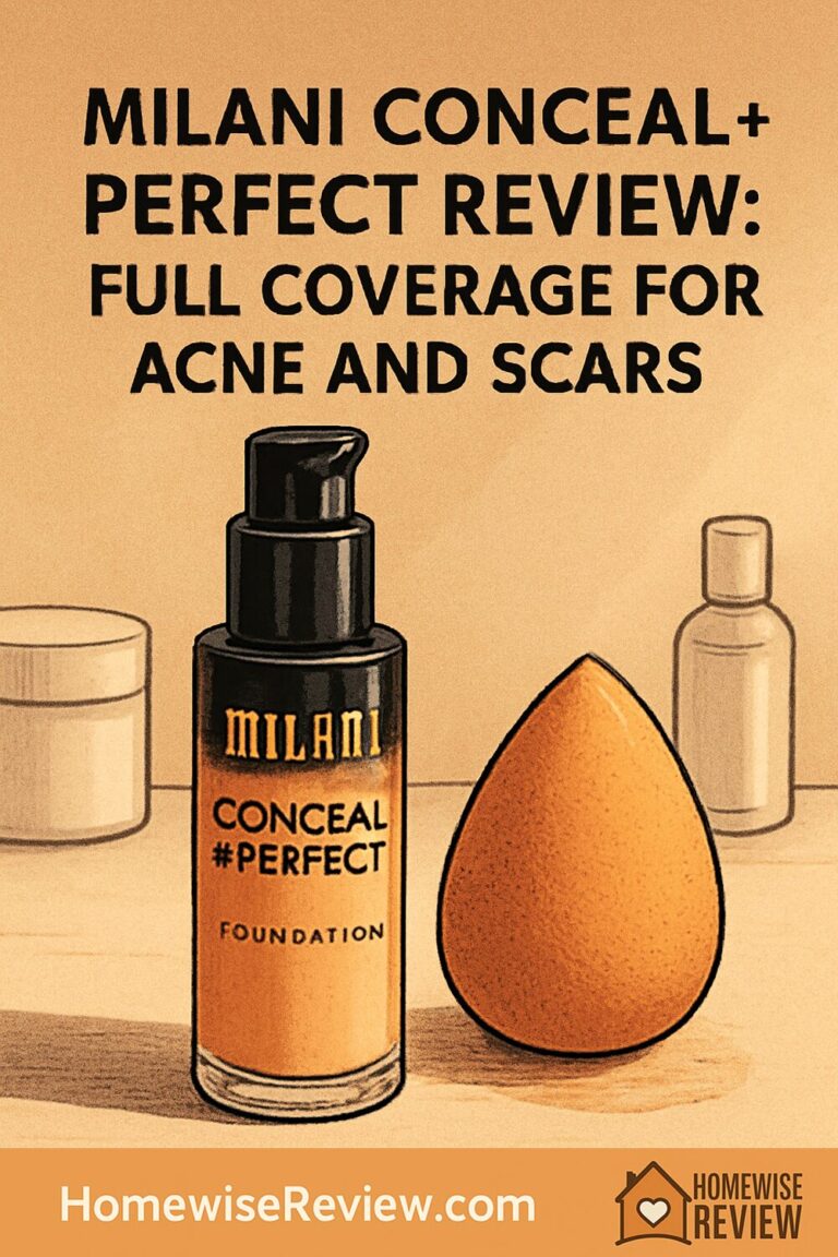 Milani Conceal + Perfect Foundation Review: Full Coverage for Acne and Scars