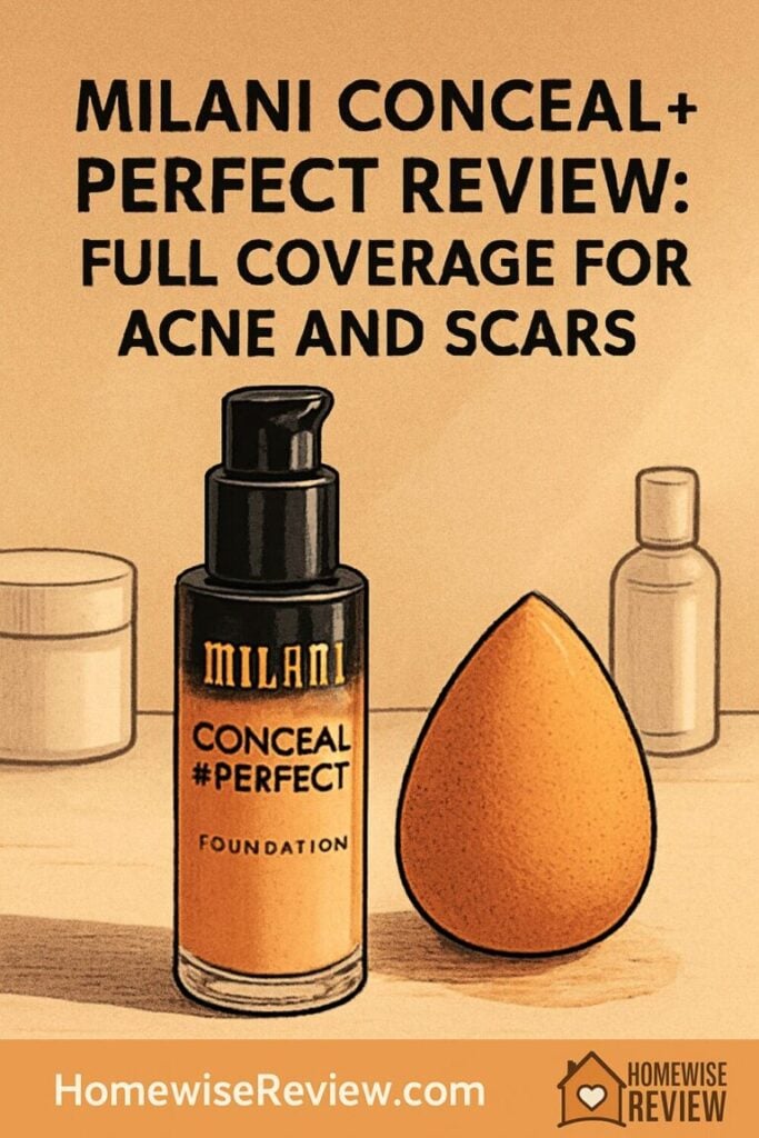 Milani Conceal + Perfect Foundation Review: Full Coverage for Acne and Scars