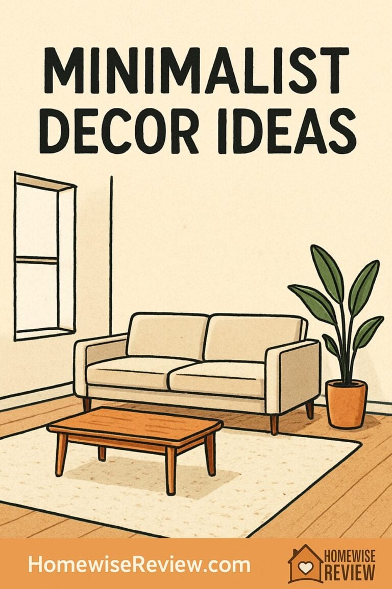 Minimalist decor ideas