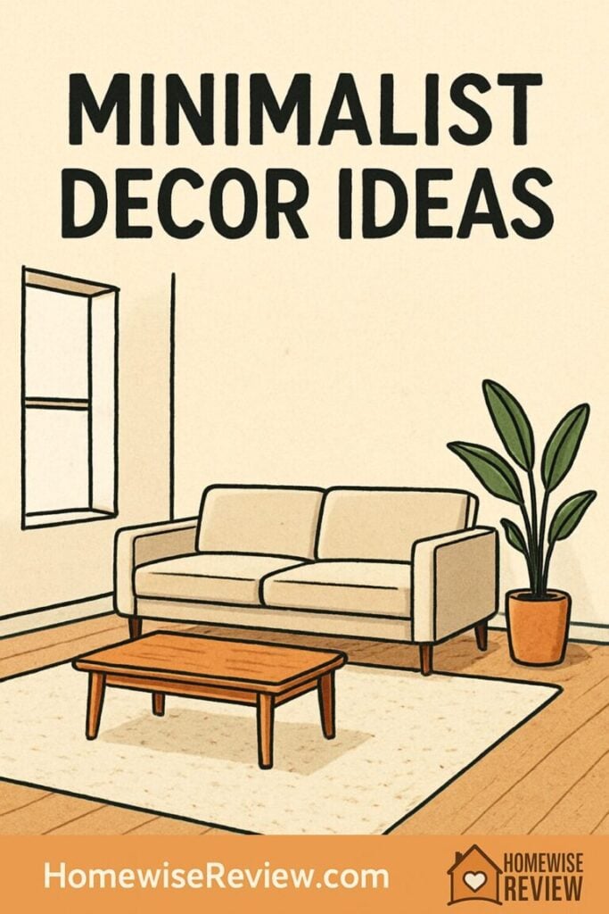 Minimalist decor ideas
