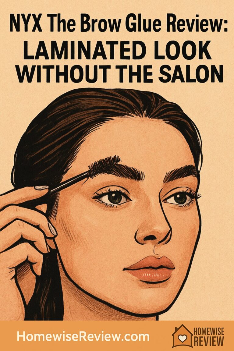 NYX The Brow Glue Review: Laminated Look Without the Salon