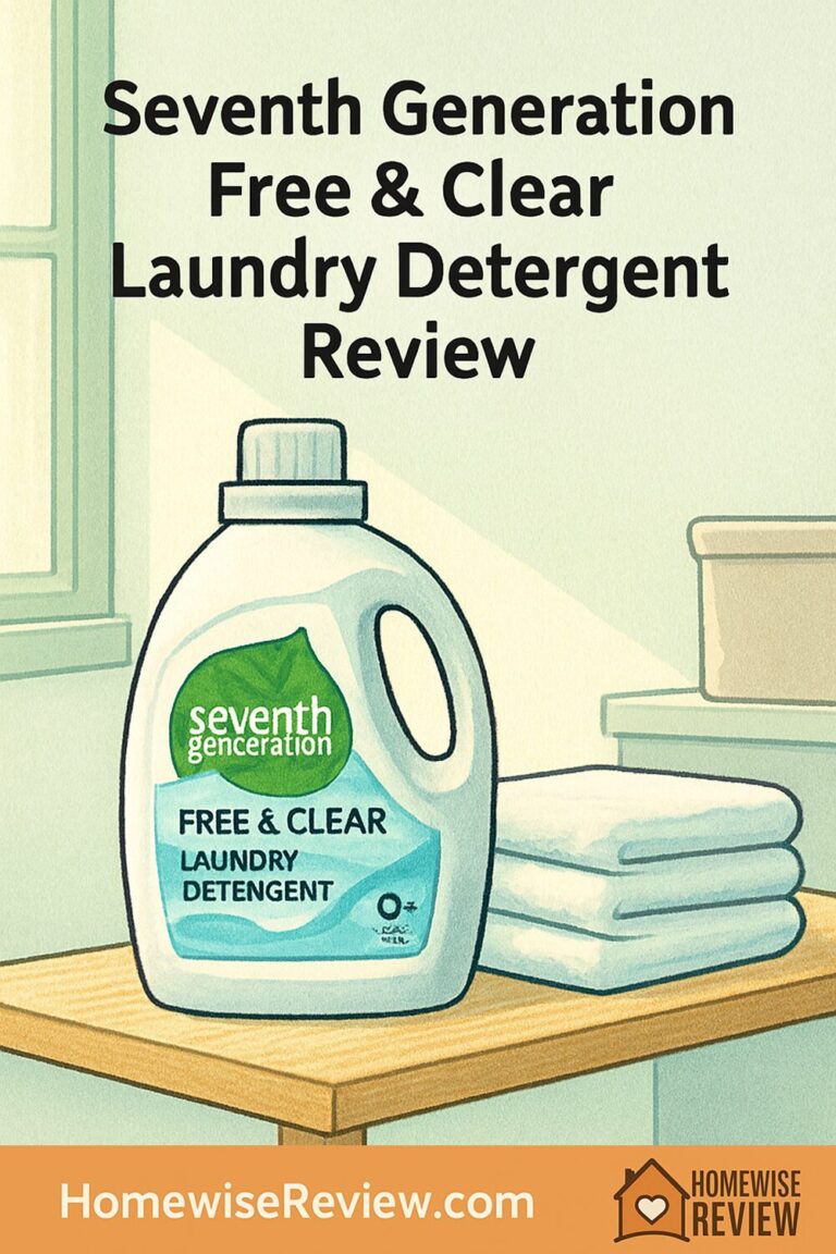 Seventh Generation Free & Clear Laundry Detergent Review