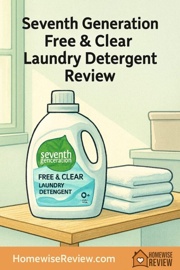 Seventh Generation Free & Clear Laundry Detergent Review