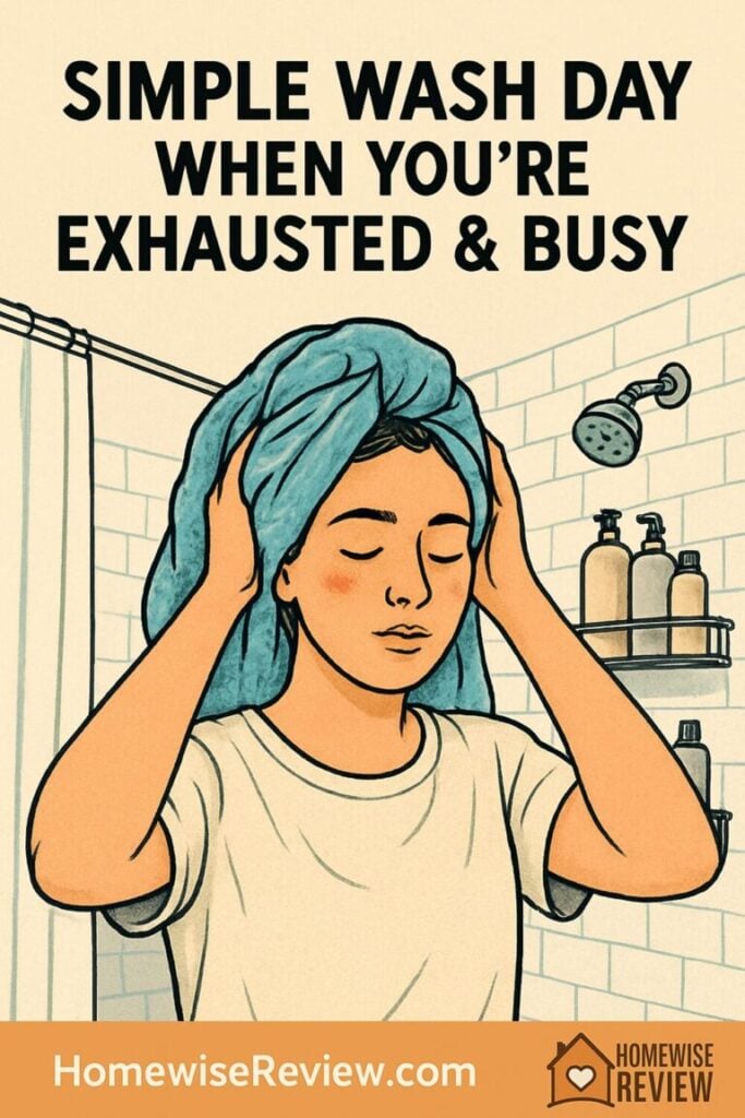 How to Build a Simple Wash Day if You’re Exhausted and Busy