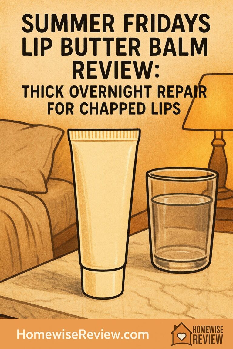 Summer Fridays Lip Butter Balm Review: Thick Overnight Repair for Chapped Lips
