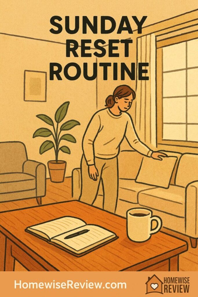 Sunday reset routine