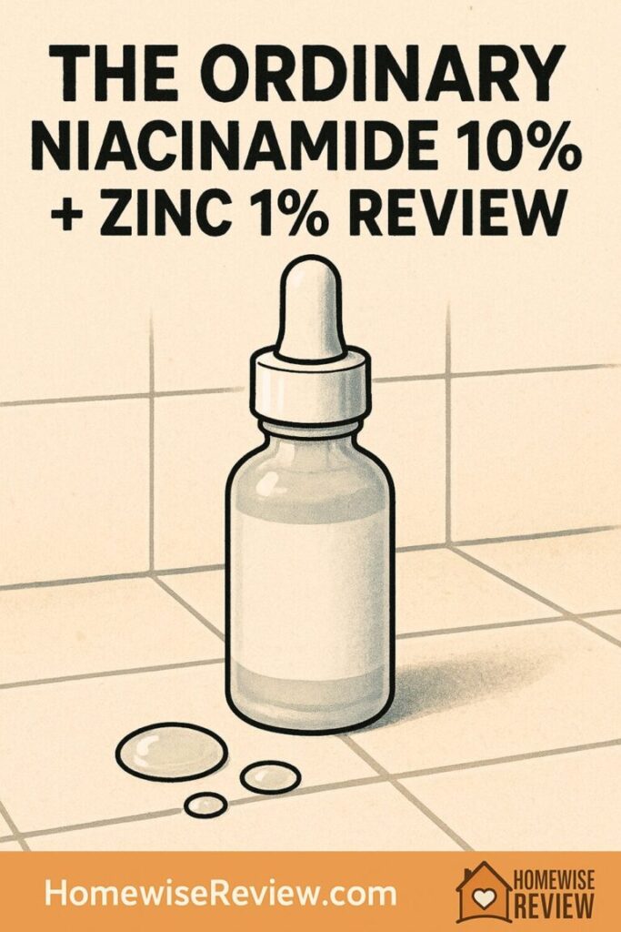 The Ordinary Niacinamide 10% + Zinc 1% Review: Pores, Shine, and Patience