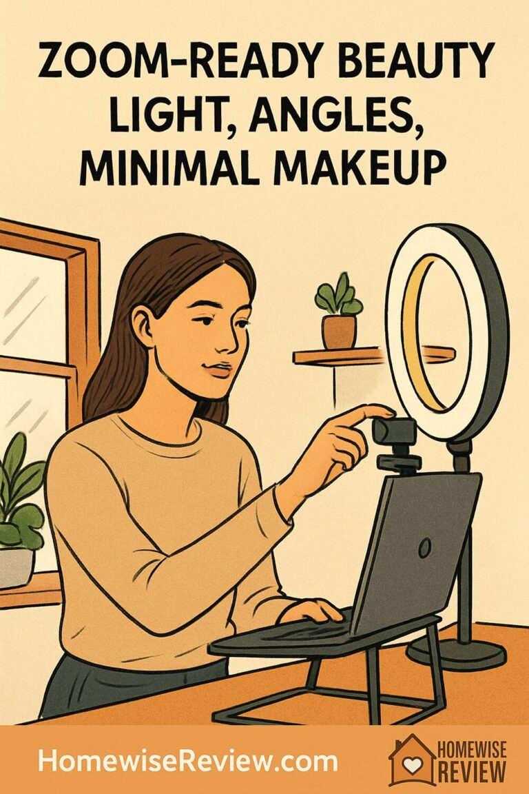 Best Zoom-Ready Beauty Setups: Light, Angles, Minimal Makeup