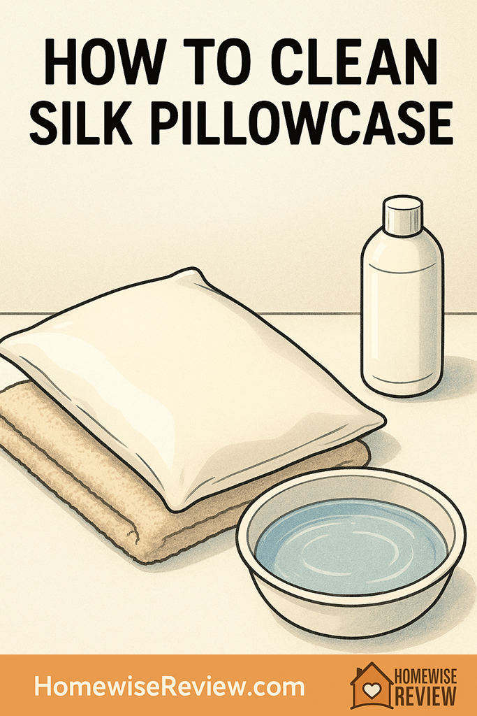 How to clean Silk Pillowcase