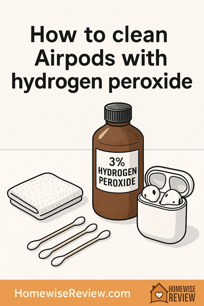 How to clean Airpods with hydrogen peroxide