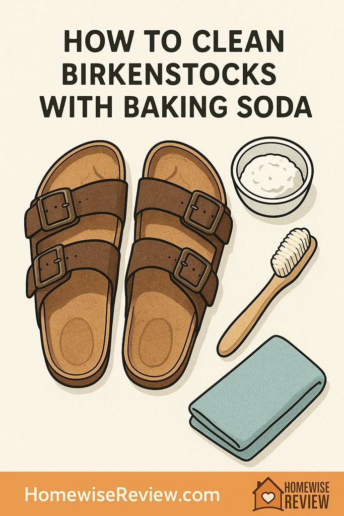 How to clean Birkenstocks with baking soda