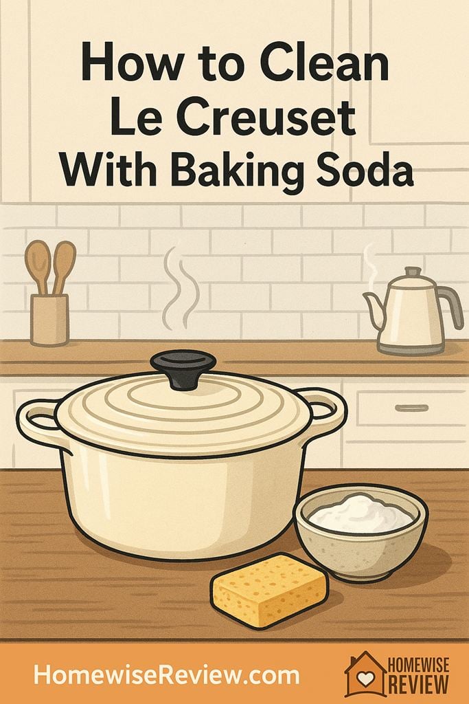 How to clean Le Creuset with baking soda