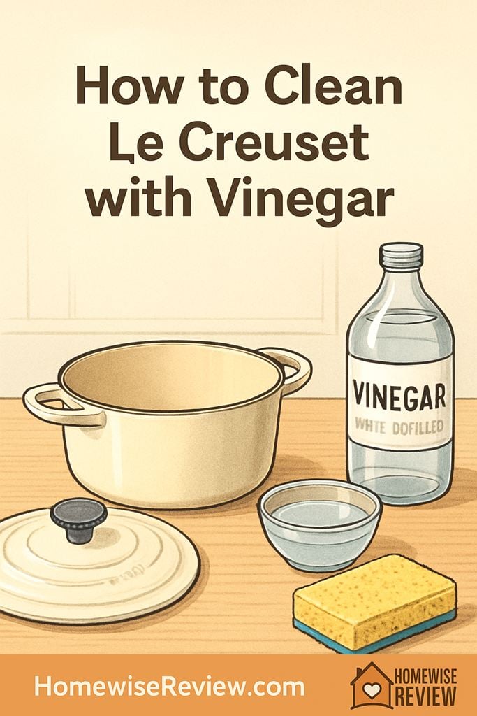 How to clean Le Creuset with vinegar