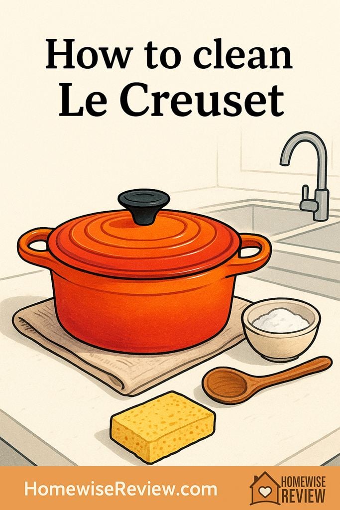 How to clean Le Creuset