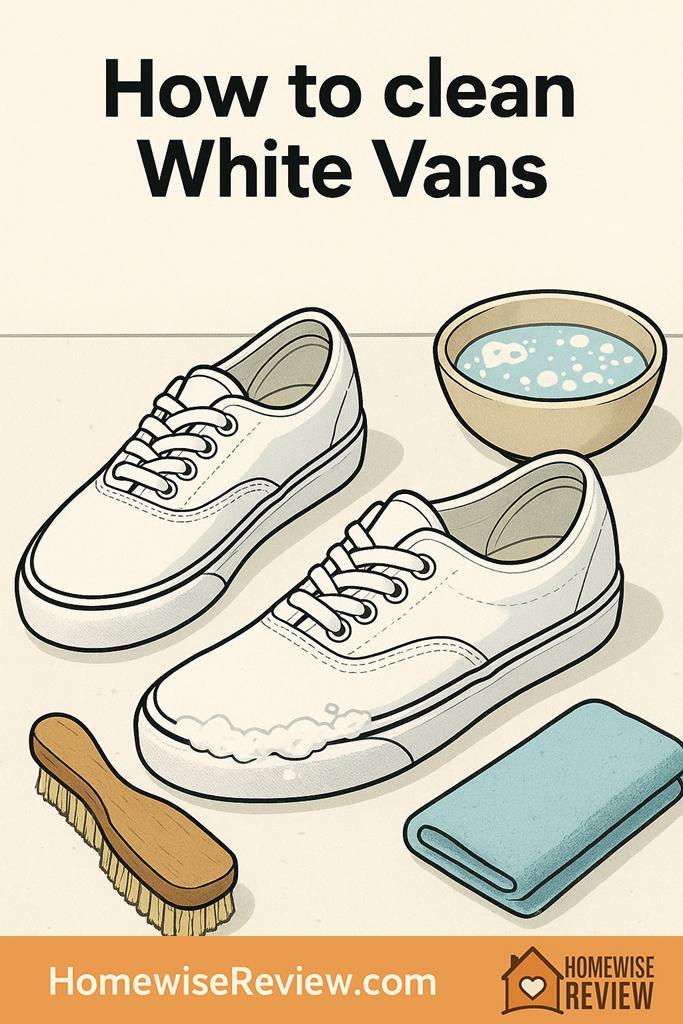 How to clean White Vans