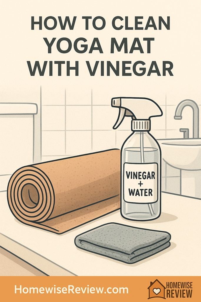 How to clean Yoga Mat with vinegar