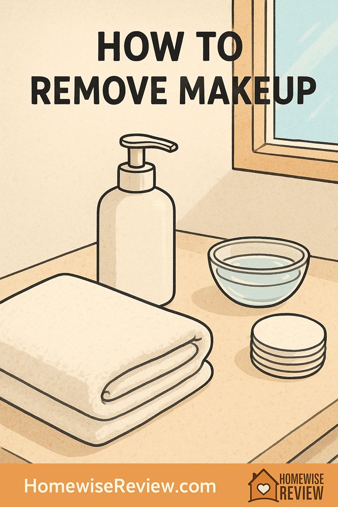 How to remove makeup