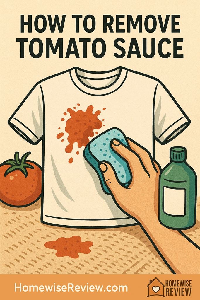 How to remove tomato sauce