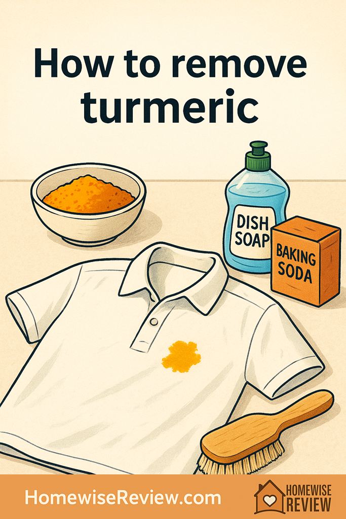 How to remove turmeric