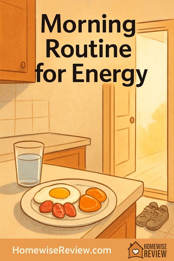 Morning routine for energy