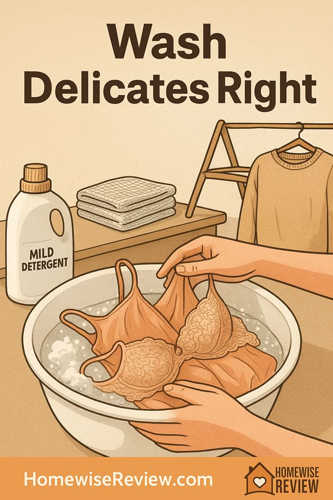 Best way to wash delicates