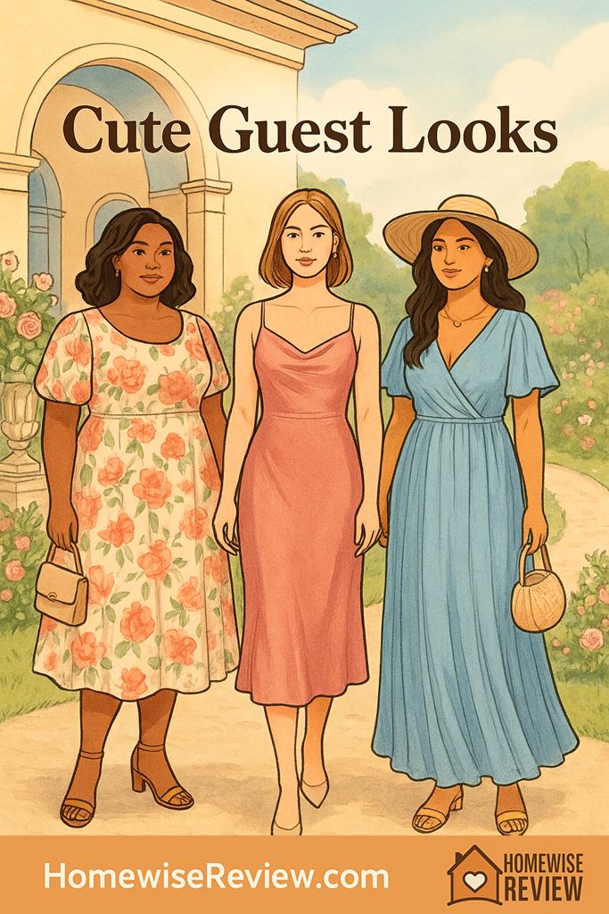 Cute wedding guest outfit ideas